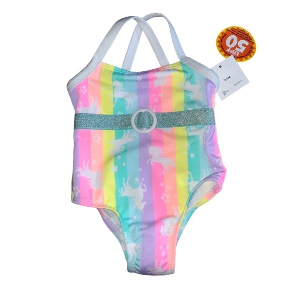 (3-6 mths) Girls 1 piece swimsuit